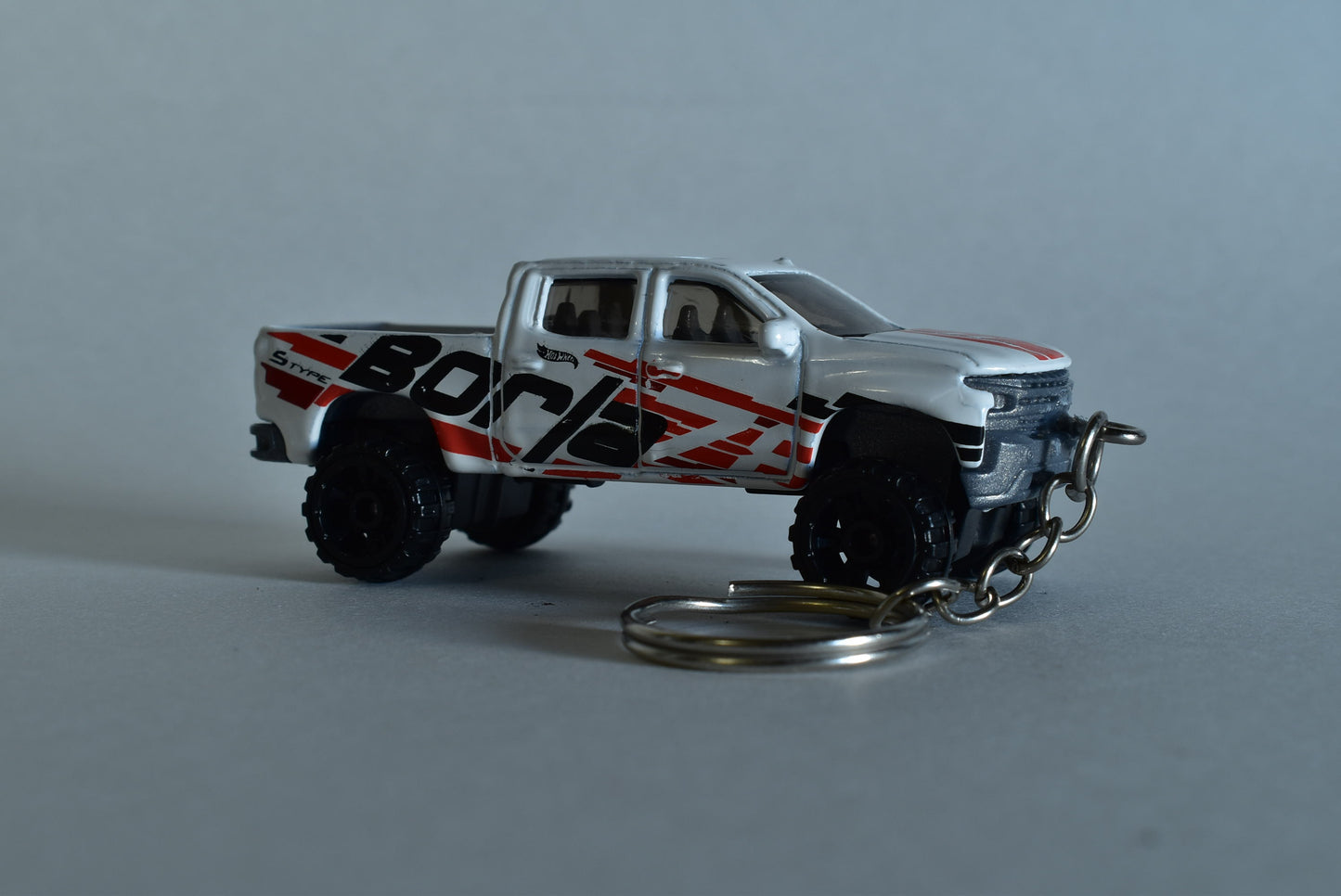 Chevy Silverado Hotwheels Keychain