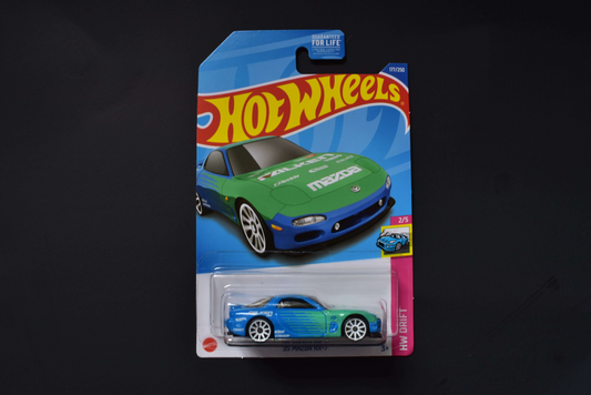 Hotwheels Mazda RX7 in blister package
