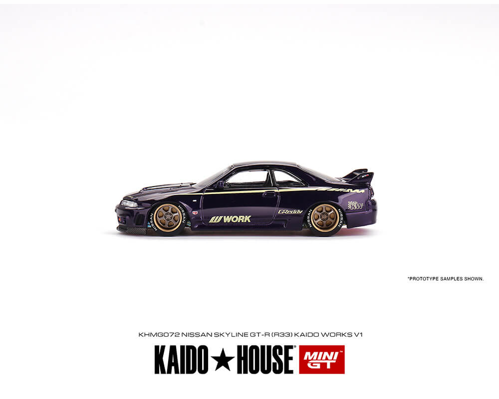 Kaido House Nissan R33-Purple back