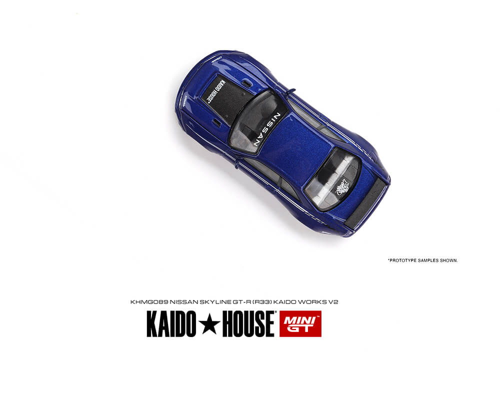 *Preorder* Kaido House x Mini GT Nissan Skyline GT-R R33 - Kaido Works Blue