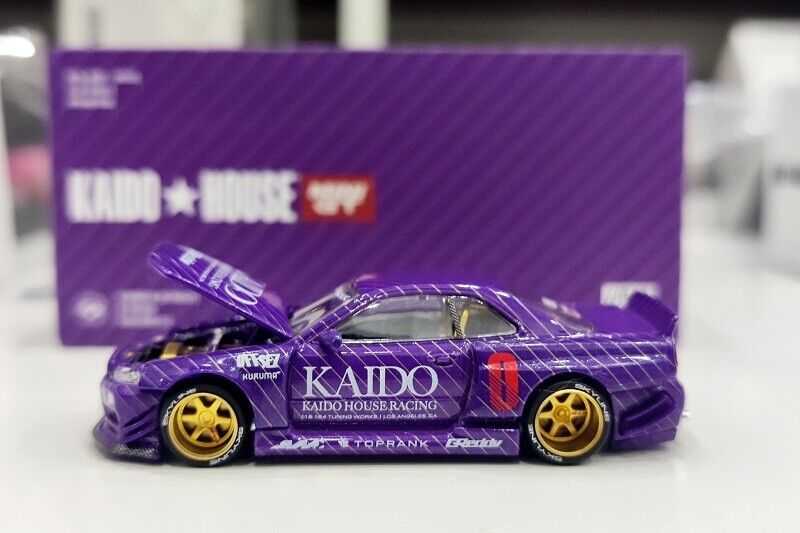 MiniGT Kaido House Nissan GTR R34 Purple CHASE