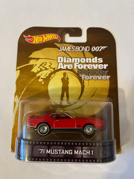 Hotwheels Diamonds Are Forever 007 '71 Mustang Mach 1