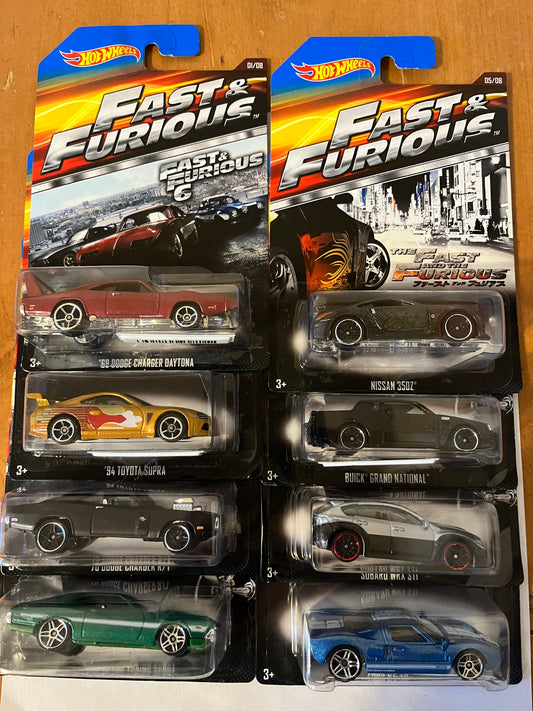 Hotwheels Fast & Furious FULL Collection 2015