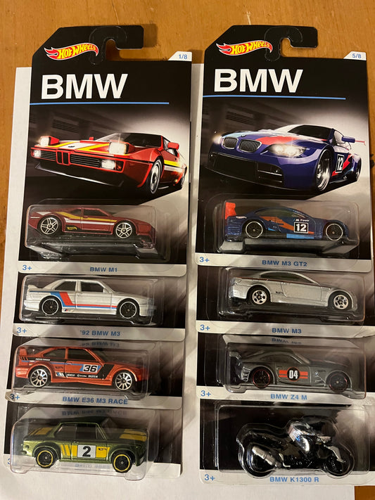 Hotwheels BMW Complete Pack 2015 Series