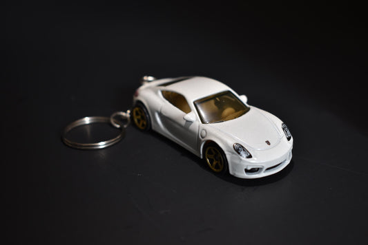 Porsche Cayman Matchbox Keychain