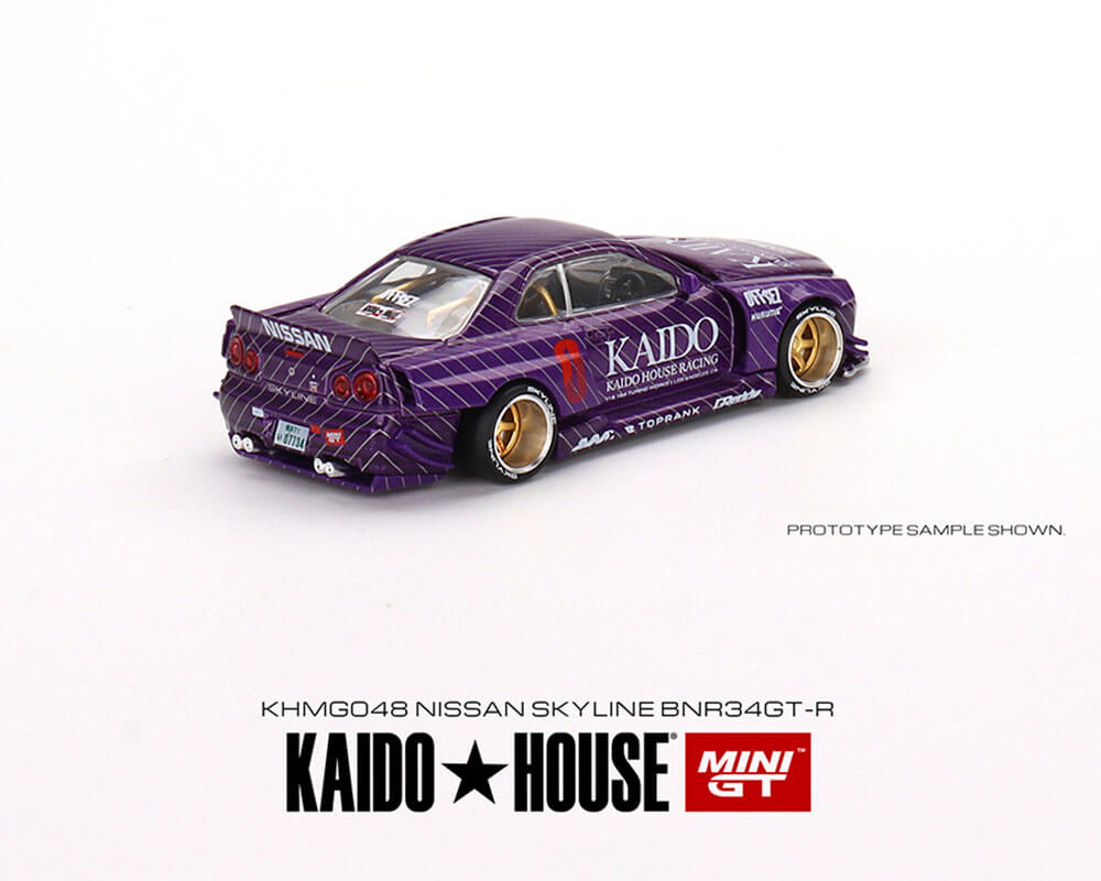 Kaido GT Nissan Skyline R34 GT-R, purple