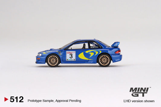 Mini GT Subaru Impreza WRC97 1997 Rally Sanremo Winner #3
